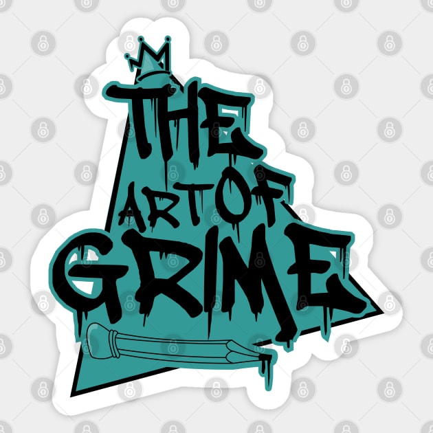 The Art Of Grime Sticker by ArtOfGrime